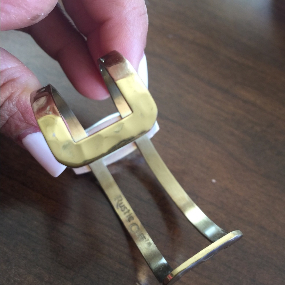 Rustic cuff bracelet